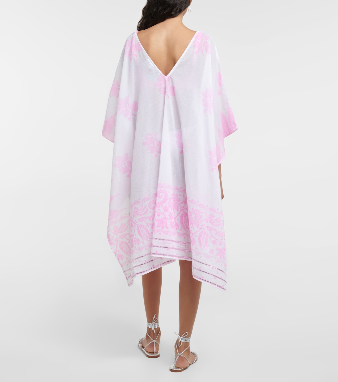 Caftán de algodón estampado | Juliet Dunn