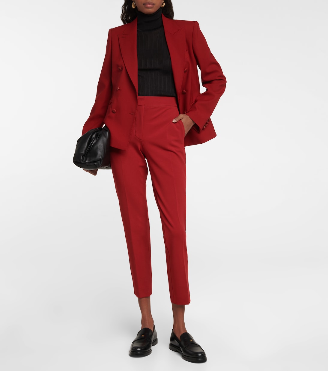 Pegno cropped jersey pants | Max Mara