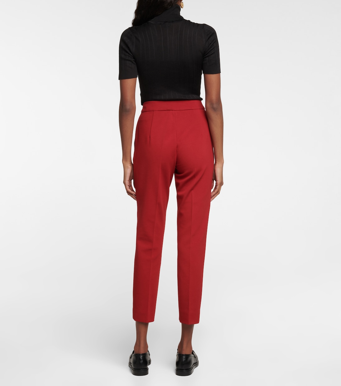 Pegno cropped jersey pants | Max Mara
