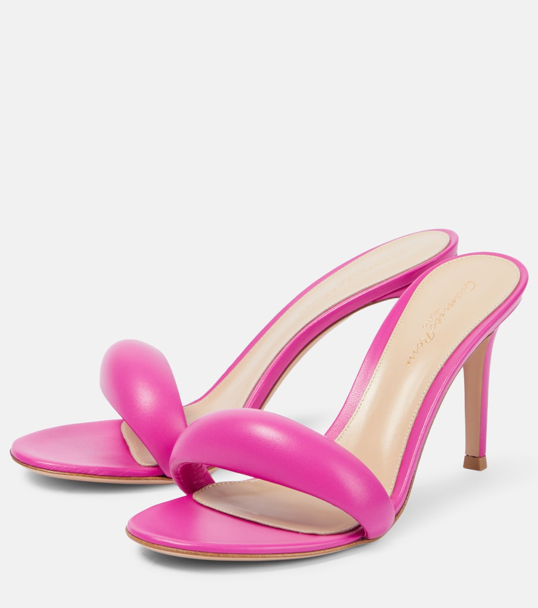 Pantoletten Bijoux 85 aus Leder | Gianvito Rossi