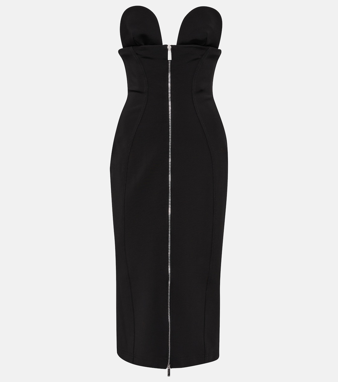 Strapless midi dress | Off-White