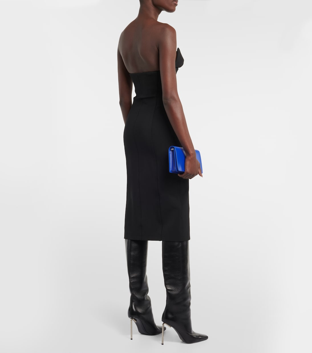 Strapless midi dress | Off-White