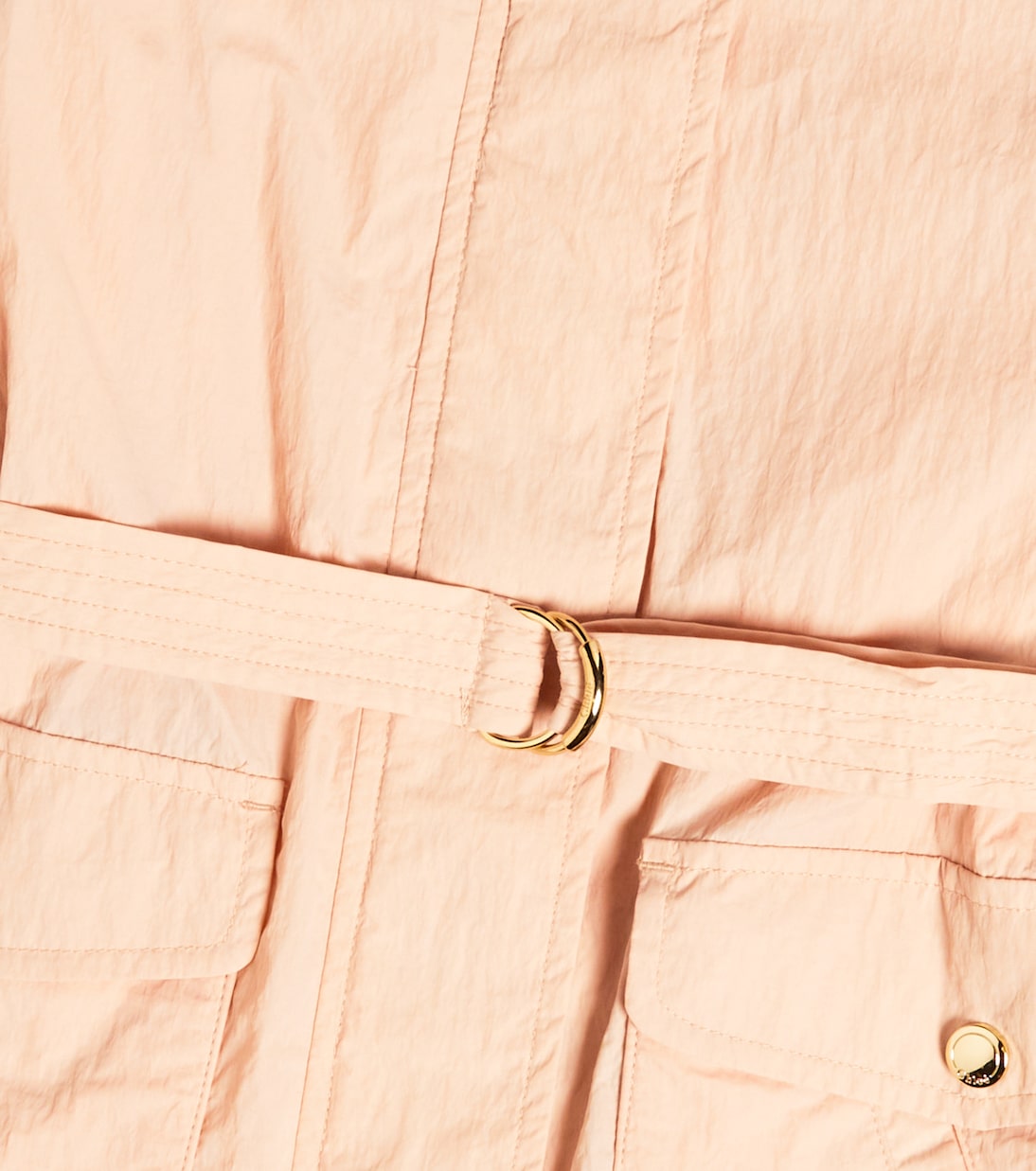 Parka in tessuto tecnico con cintura | Chloé Kids