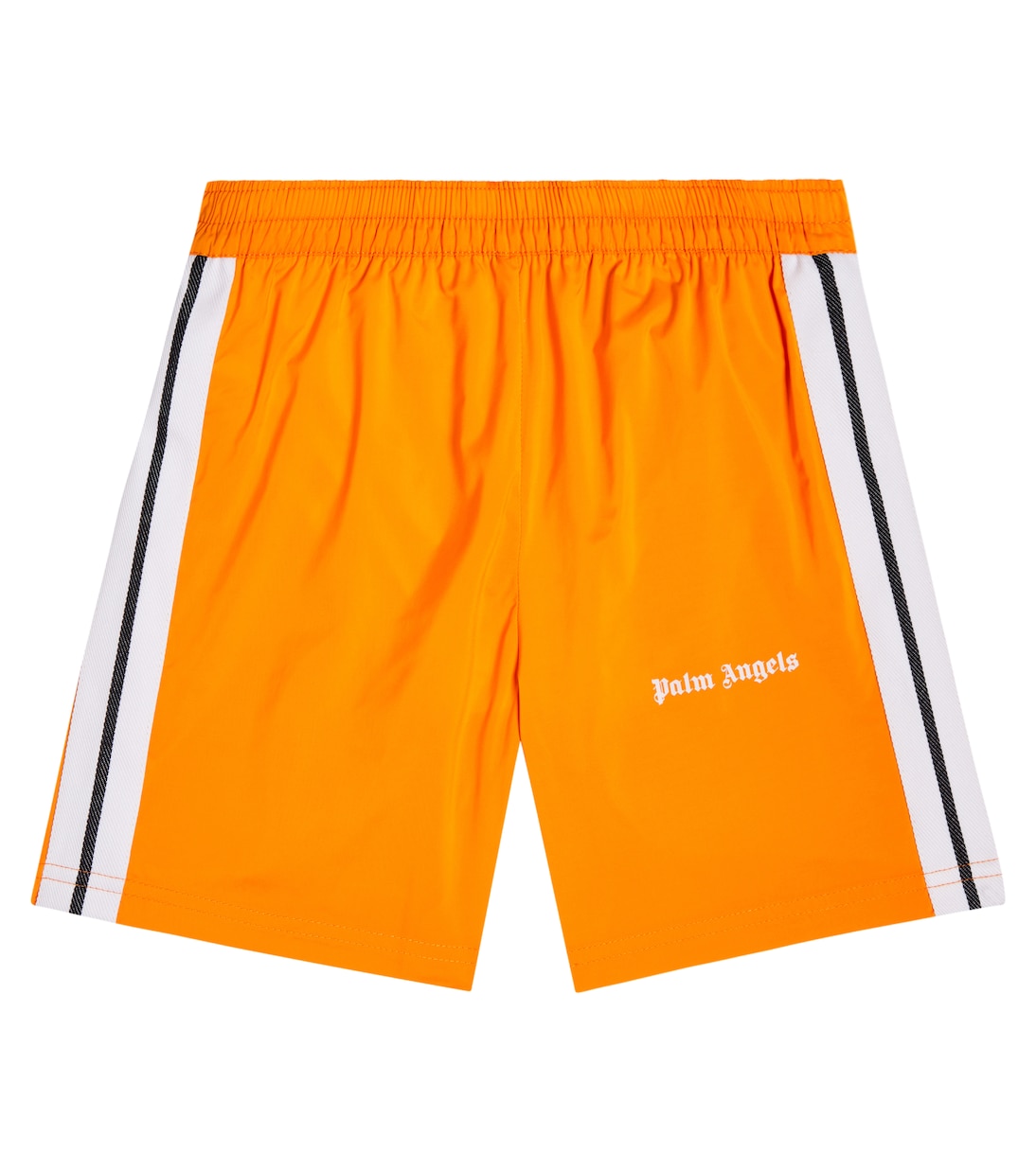 Logo track shorts in orange Palm Angels Kids Mytheresa