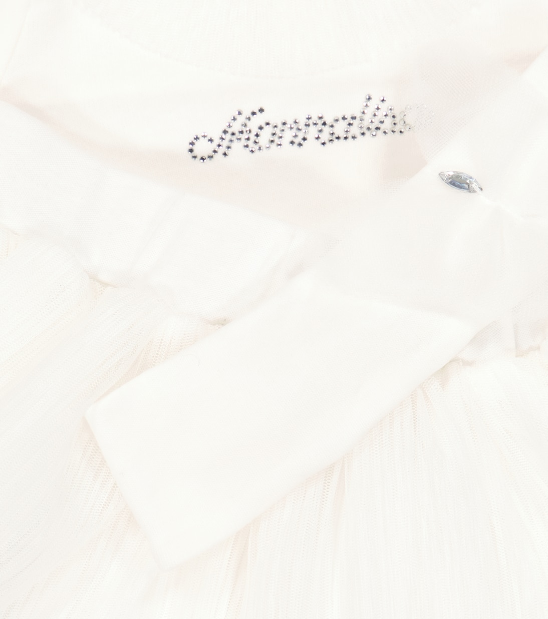 Bébé – Ensemble body, jupe et bandeau en coton | Monnalisa