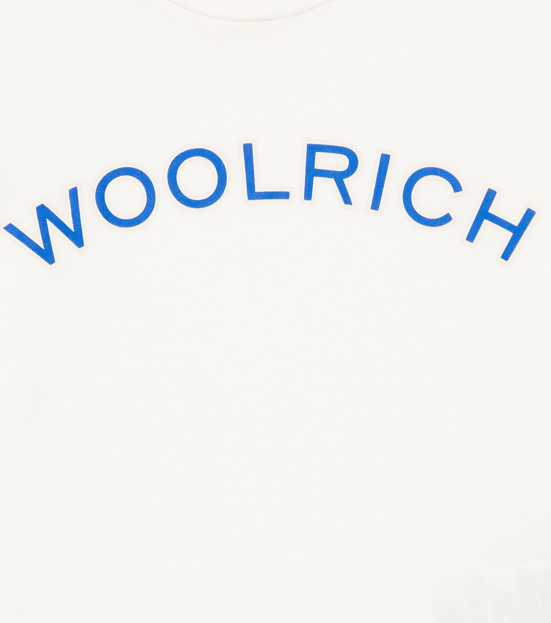 T-shirt in cotone con logo | Woolrich Kids