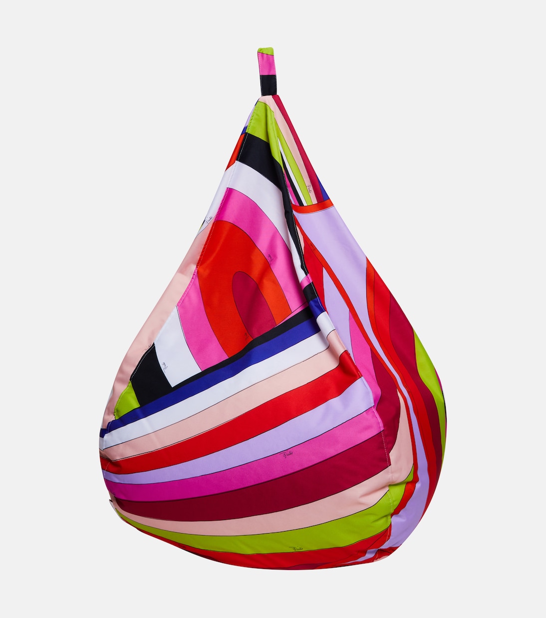 Iride printed canvas beanbag | Pucci