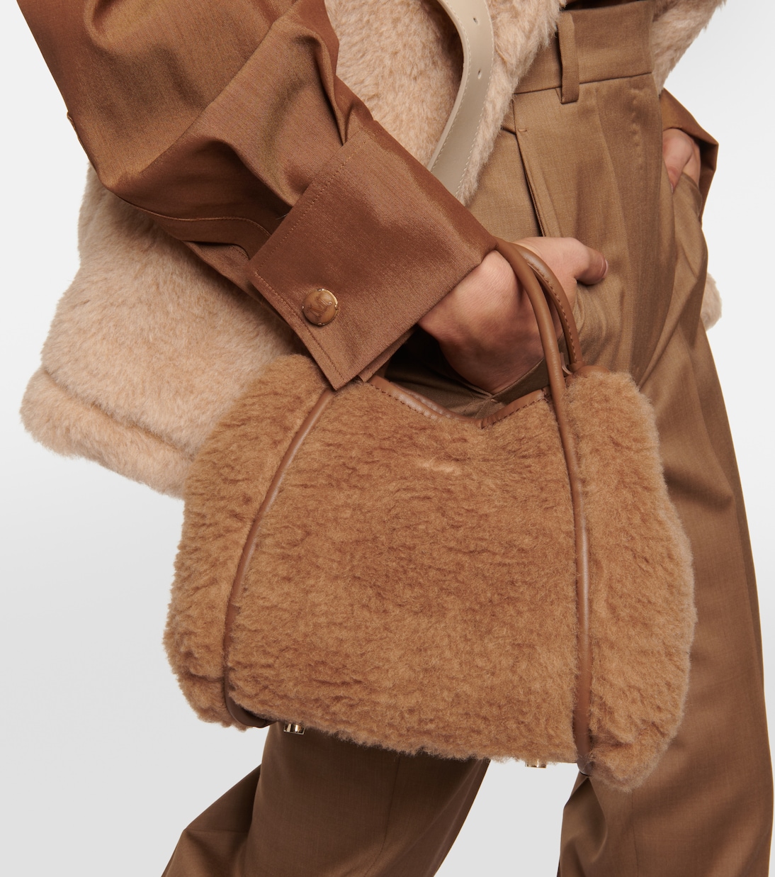 Borsa Marine Mini in teddy | Max Mara