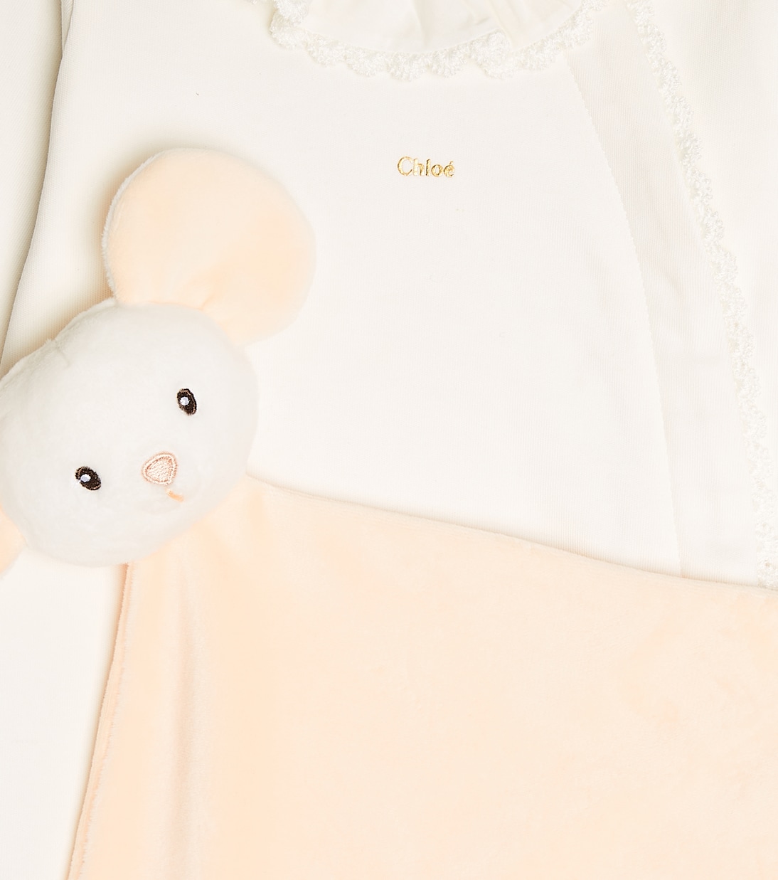 Bébé – Grenouillère et doudou en coton | Chloé Kids