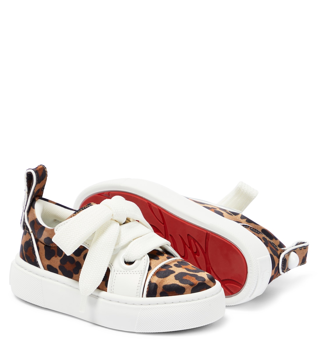 Sneakers con stampa leopardata | Christian Louboutin Kids