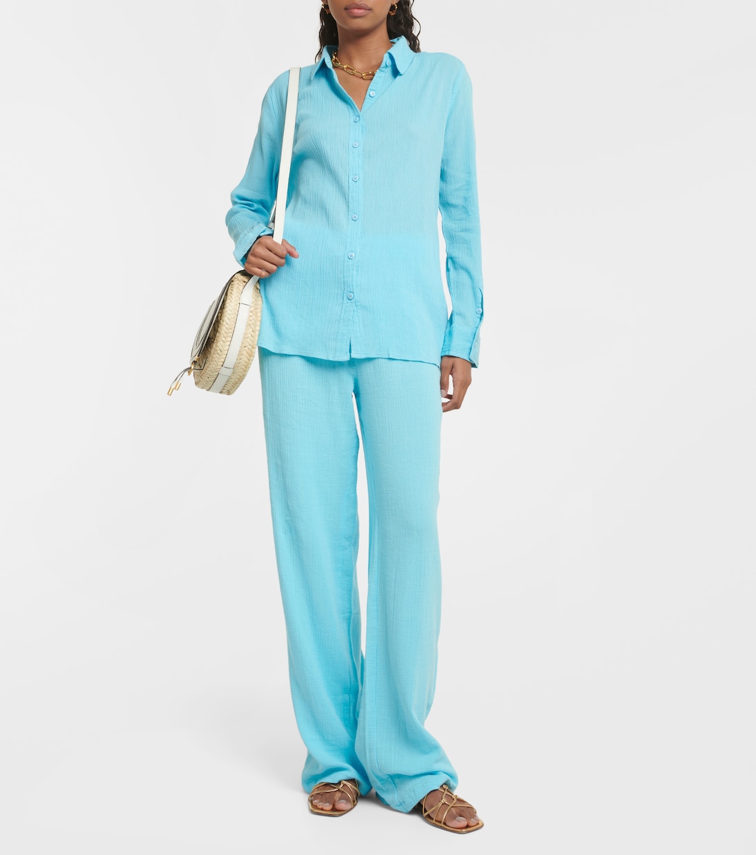 Camicia Tina in garza di cotone | Melissa Odabash