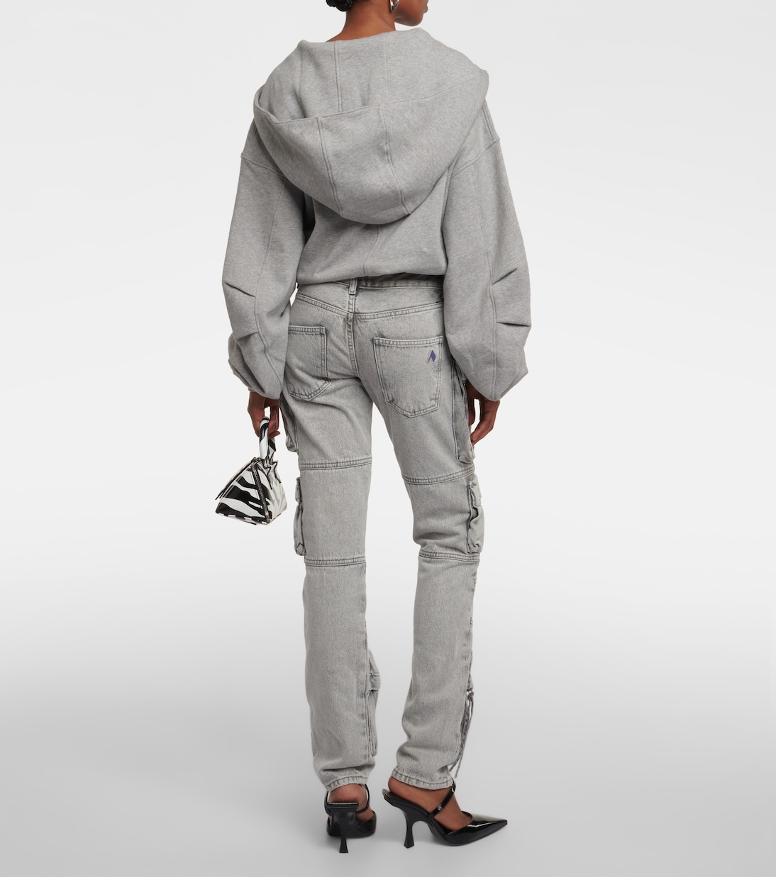 Low-Rise Straight Cargo-Jeans | The Attico