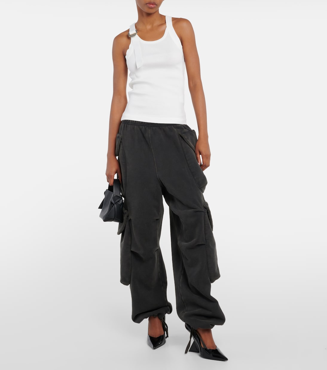 Safety Slider cotton-blend tank top | Dion Lee