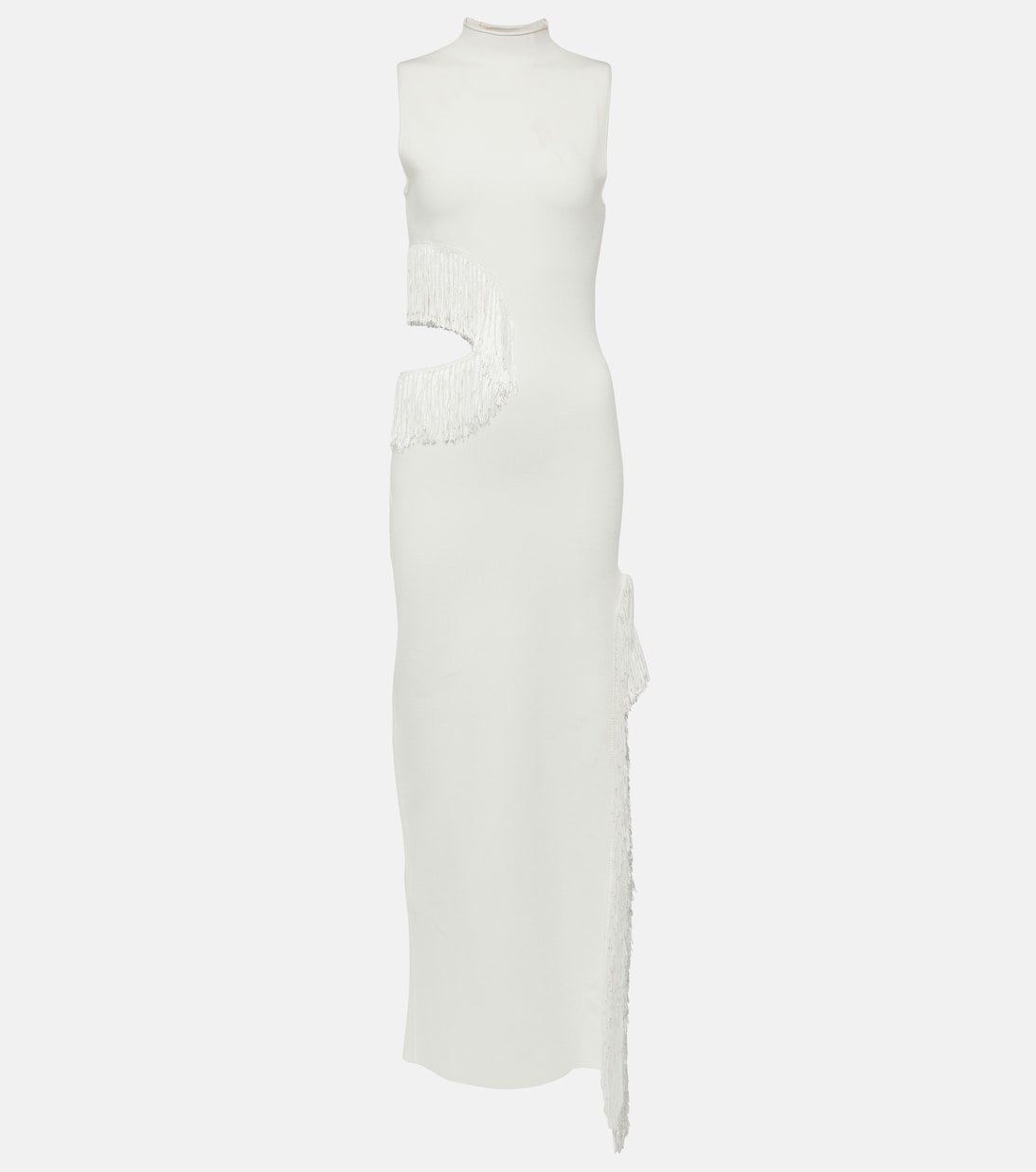 Robe longue Nova à perles | Galvan