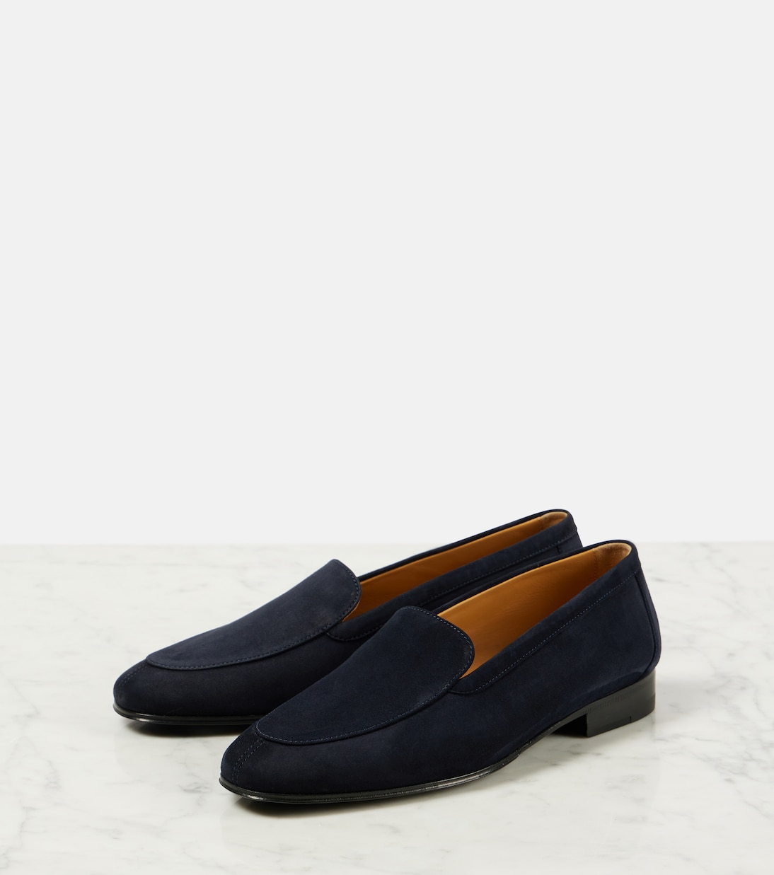 Mocassini Sophie in suede | The Row
