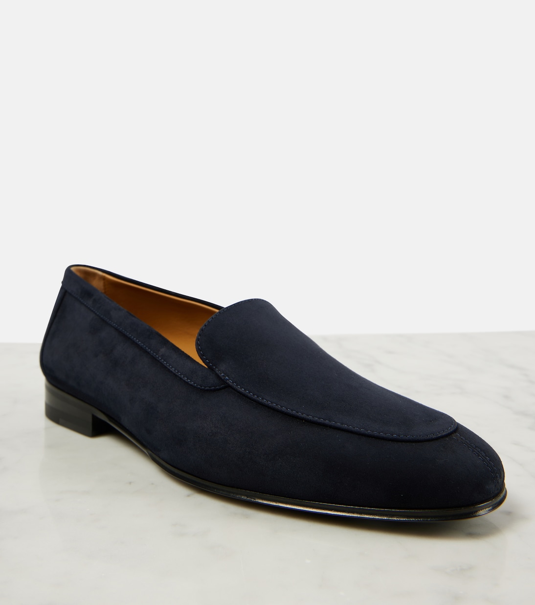 Mocassini Sophie in suede | The Row