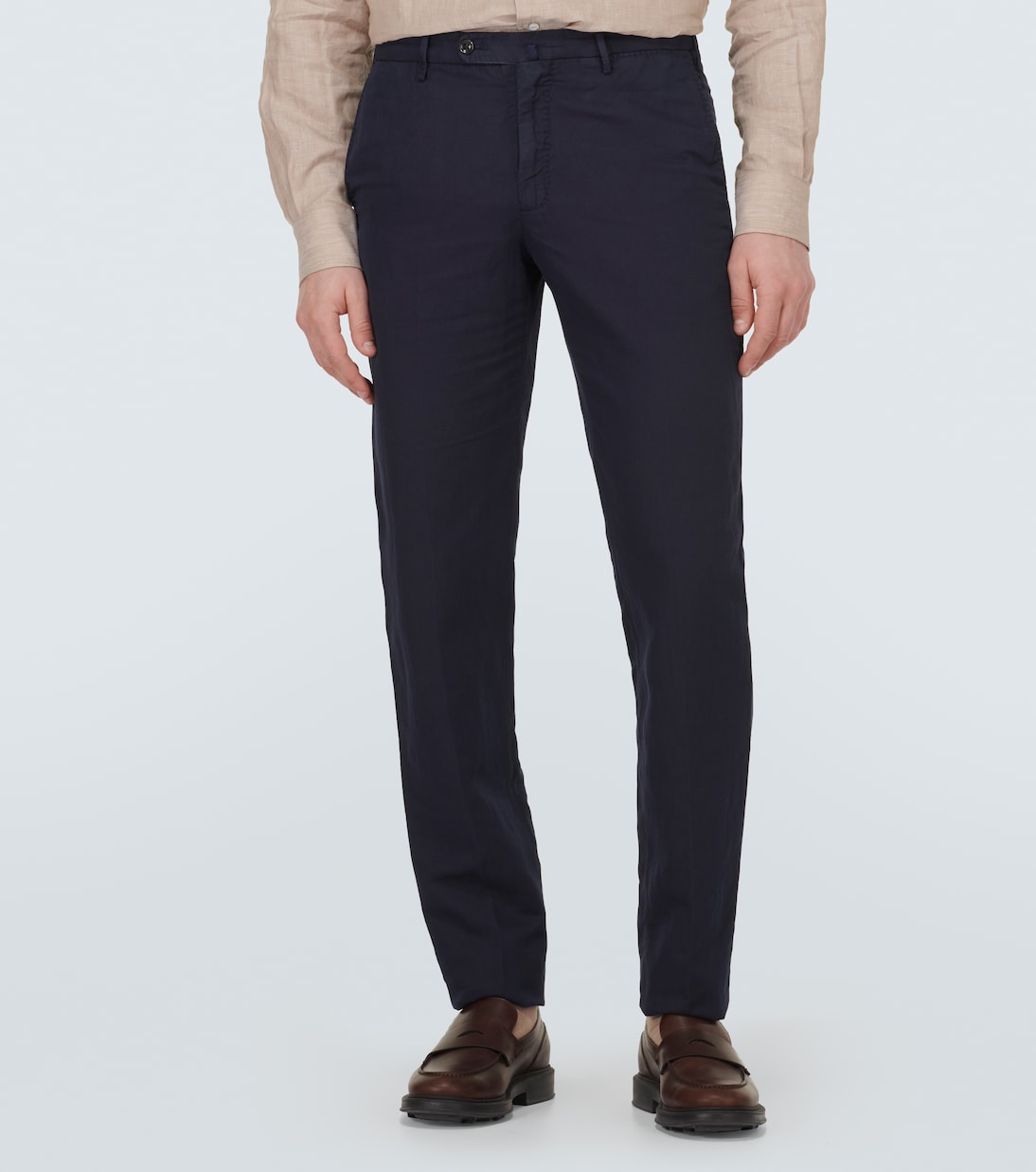 Pantalones chinos de lino y algodón | Incotex
