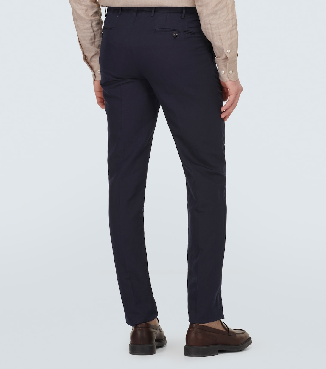 Pantalones chinos de lino y algodón | Incotex