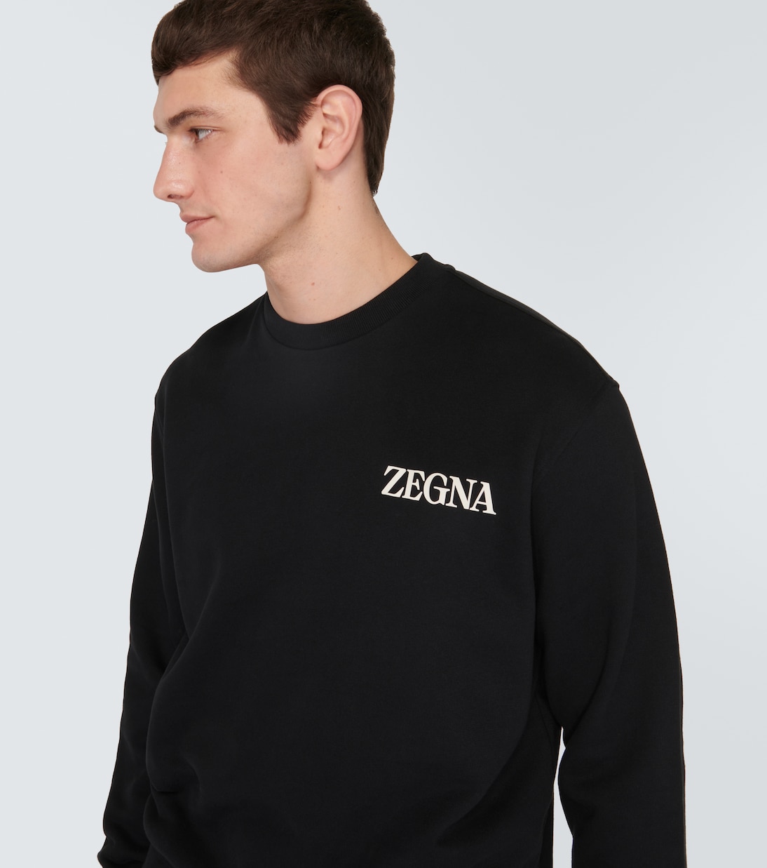 Sudadera de jersey de algodón con logo | Zegna