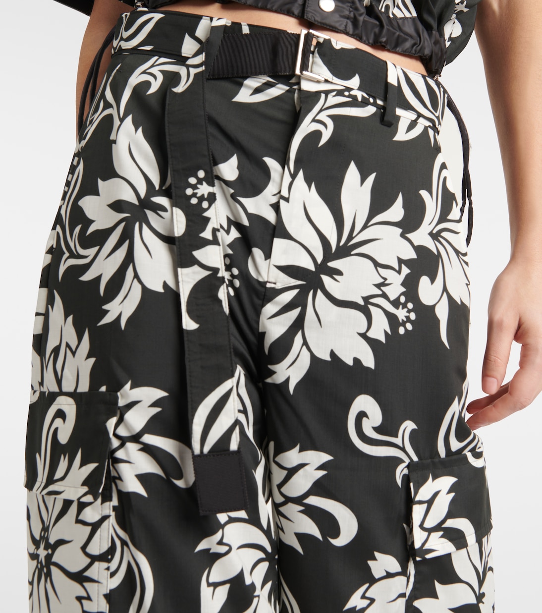 Weite High-Rise-Hose | Sacai