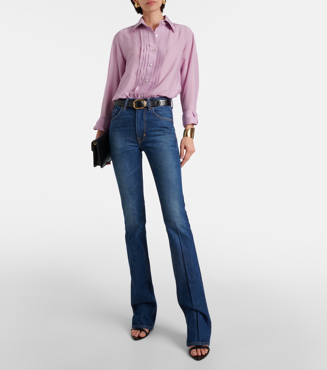 Jeans flared a vita media | Tom Ford