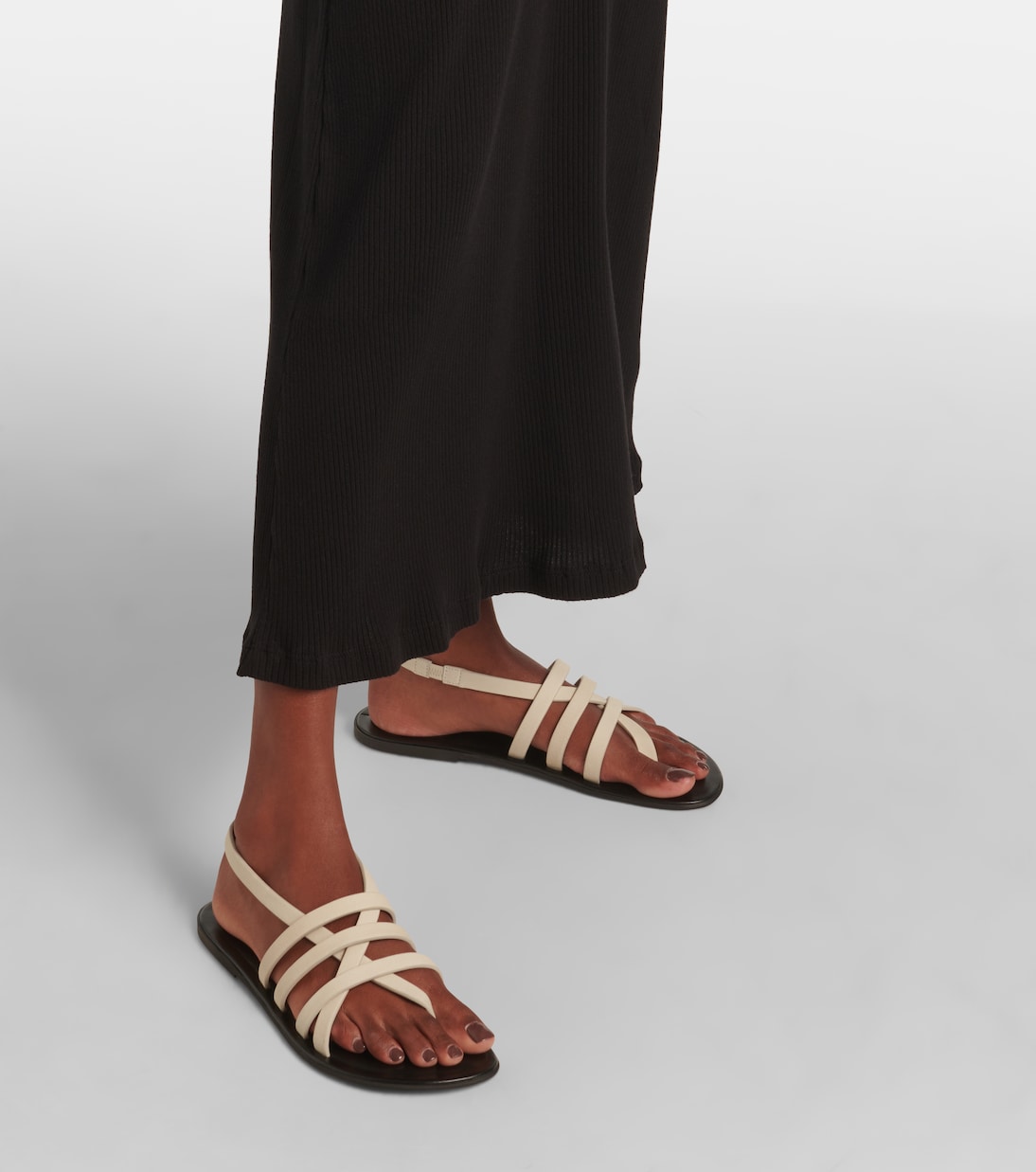 Sandales Line en cuir | The Row