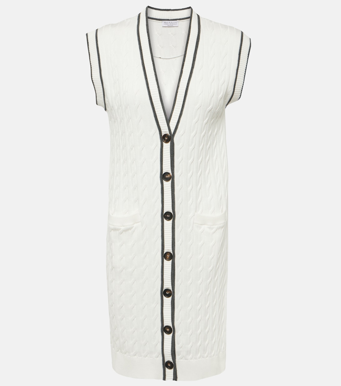 Cardigan in cotone | Brunello Cucinelli