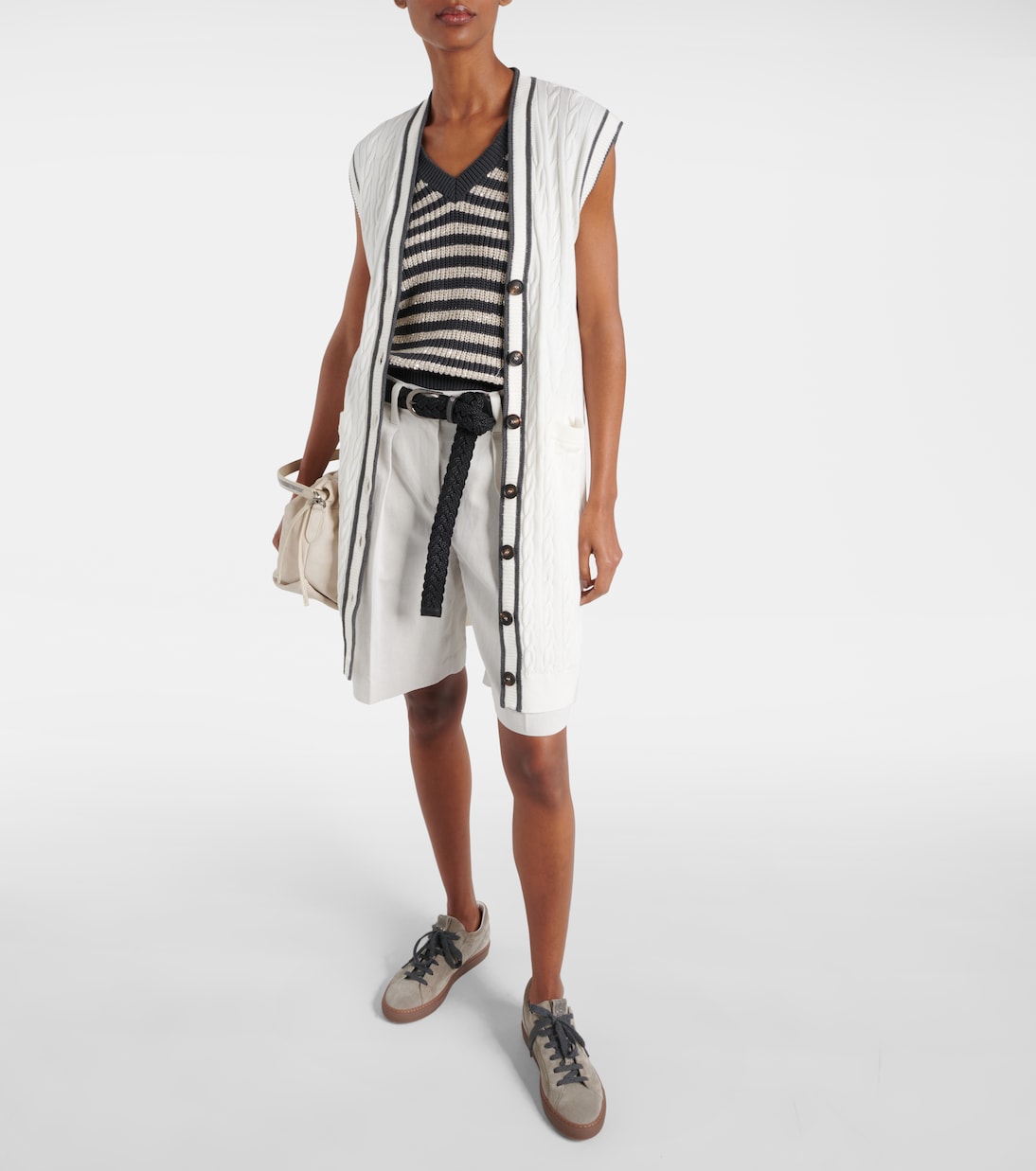 Cardigan in cotone | Brunello Cucinelli