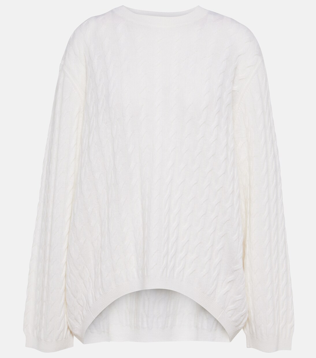 Jersey en punto trenzado de lana y cachemir | Jardin des Orangers