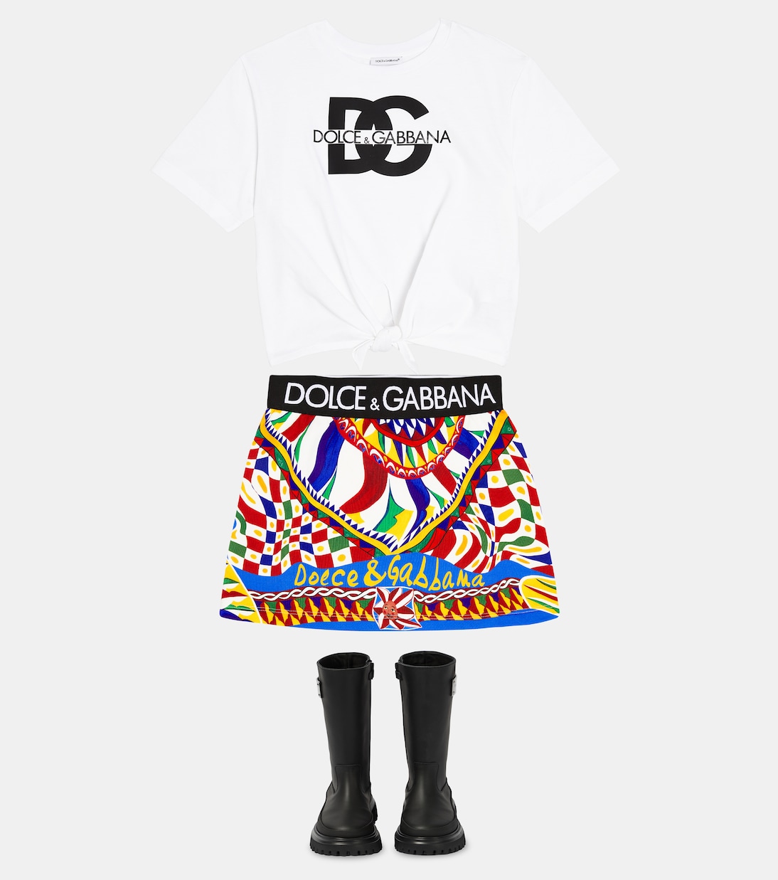 T-Shirt aus Baumwoll-Jersey | Dolce&Gabbana Kids