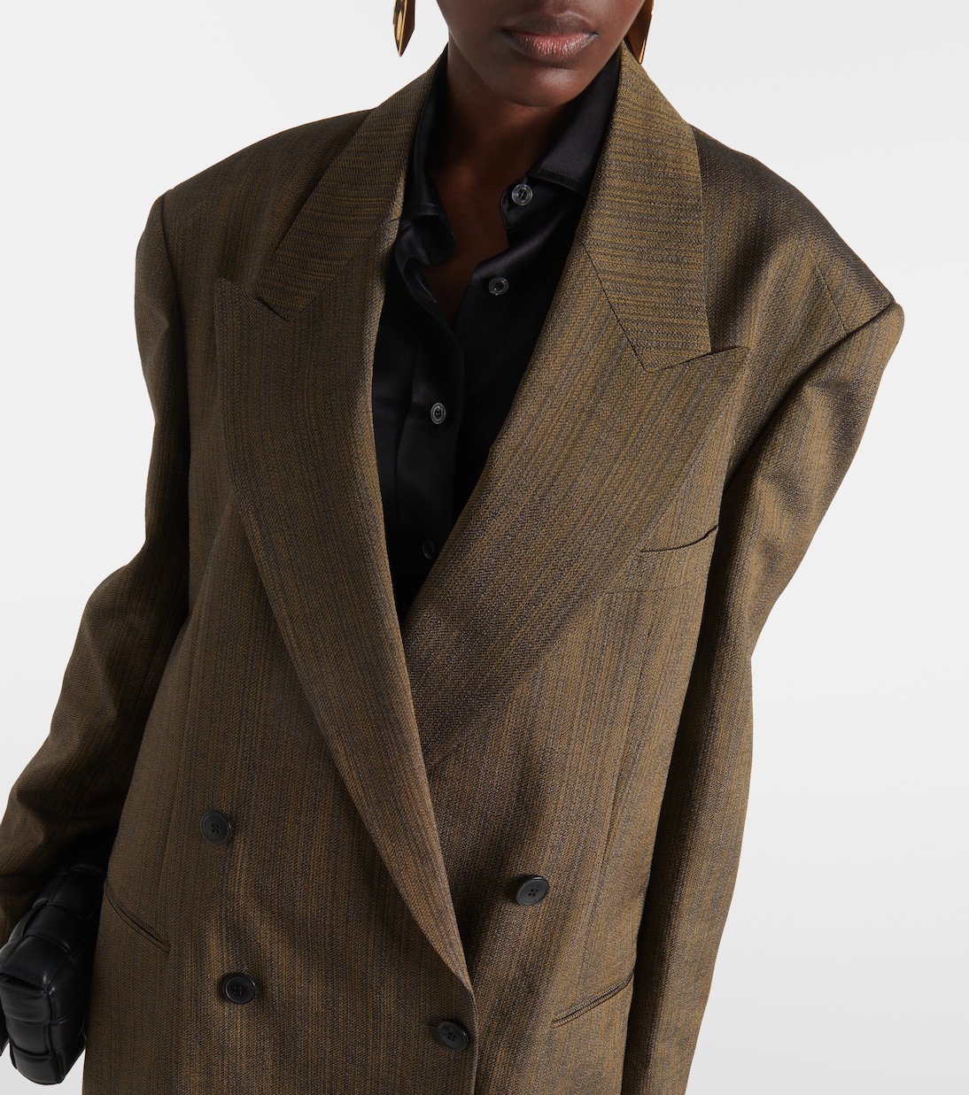 Blazer oversize en coton mélangé | Dries Van Noten