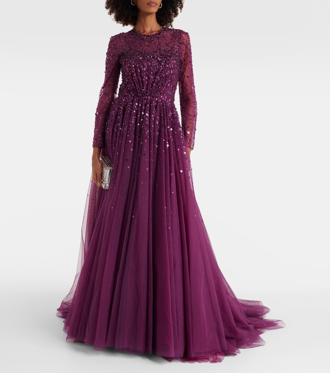 Robe longue Constantine en tulle | Jenny Packham