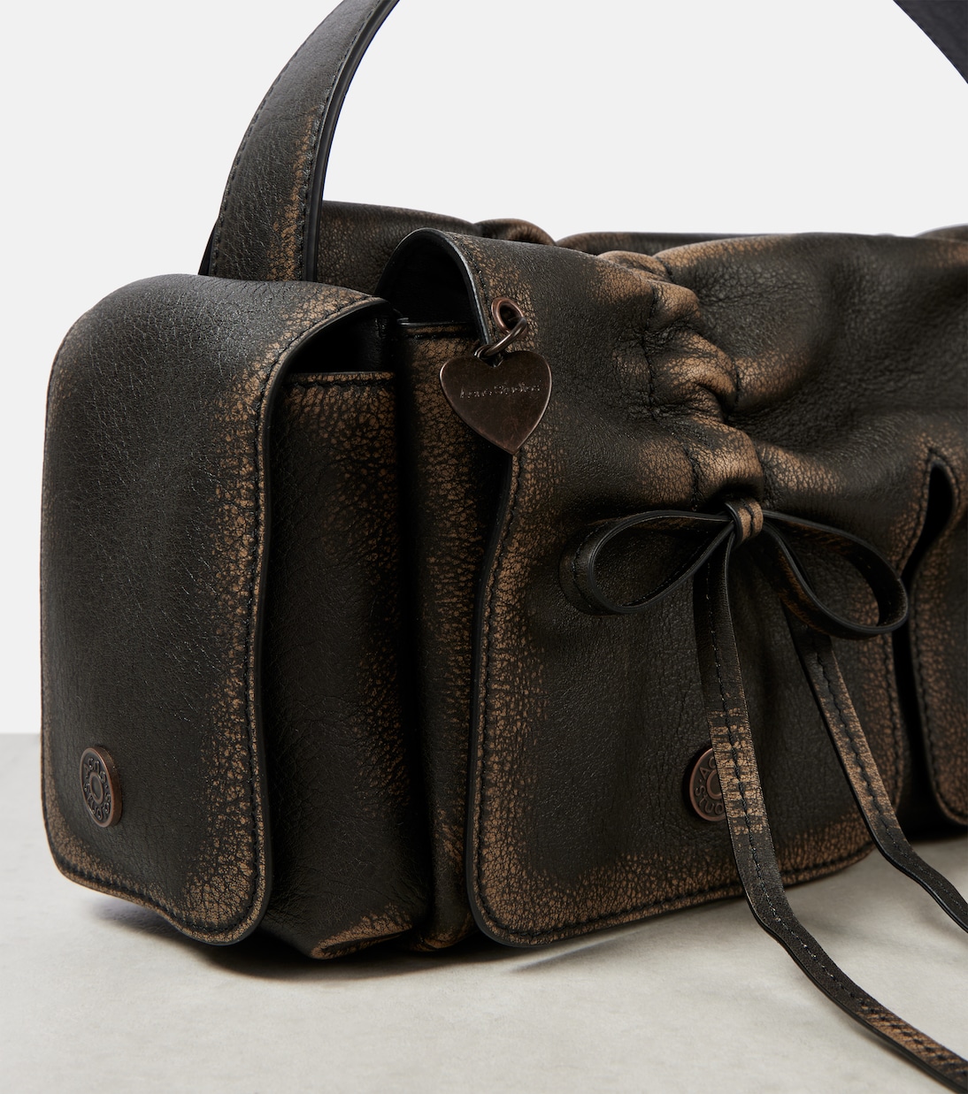Schultertasche Multipocket aus Leder | Acne Studios