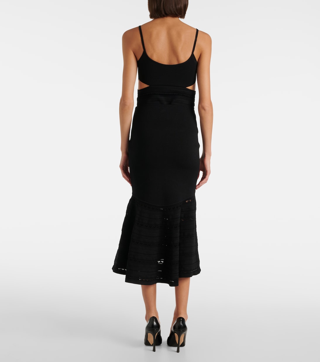 Falda midi flared | Victoria Beckham