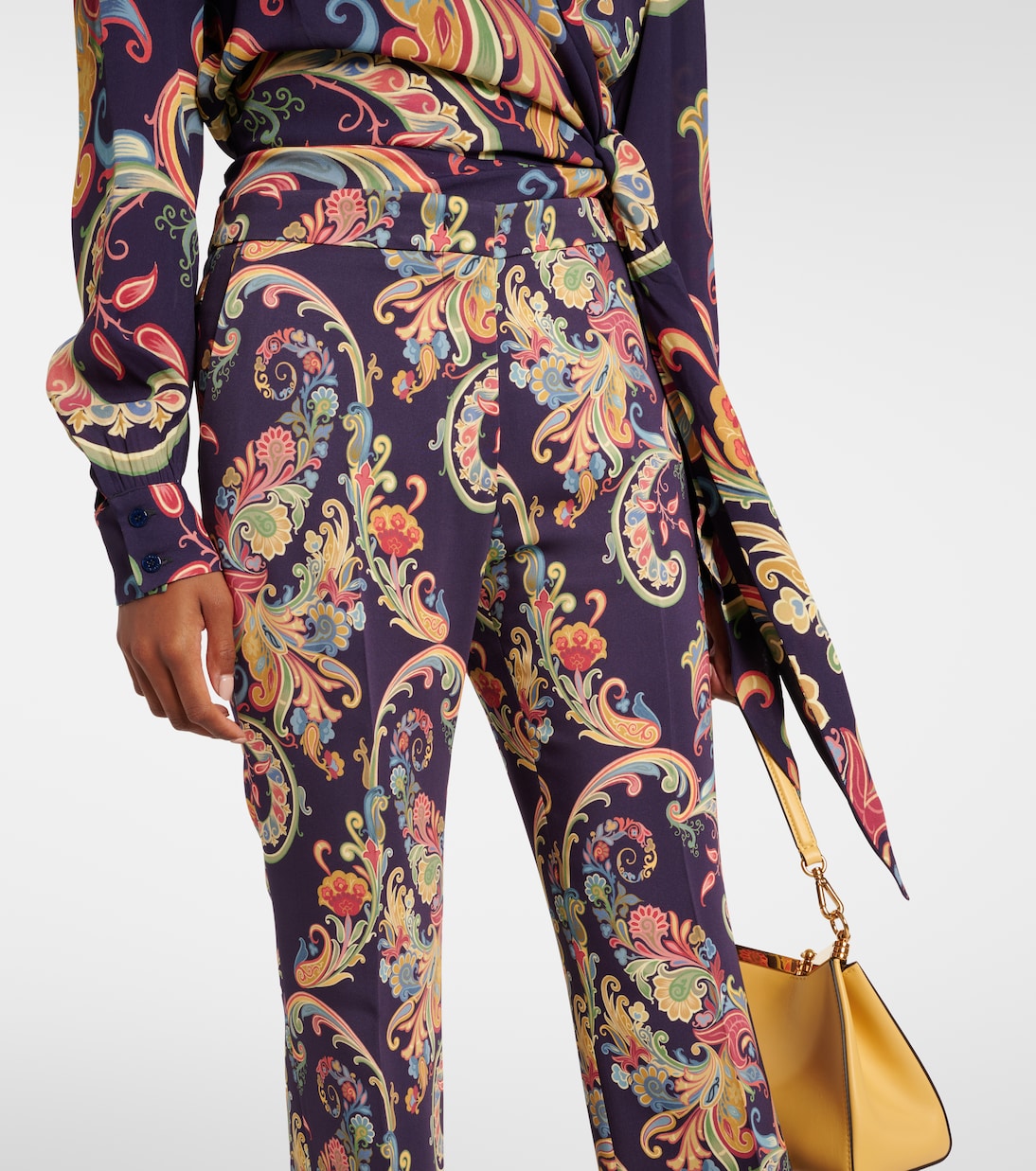 Pantalones flared de tiro alto | Etro