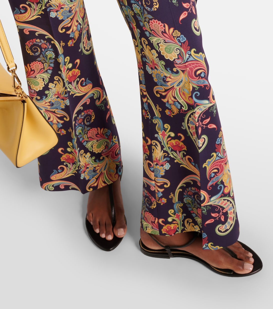 Pantalones flared de tiro alto | Etro