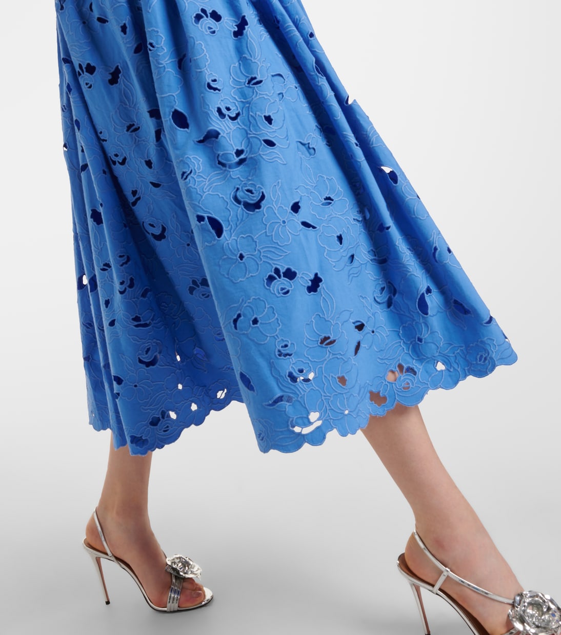 Abito midi in misto cotone | Erdem