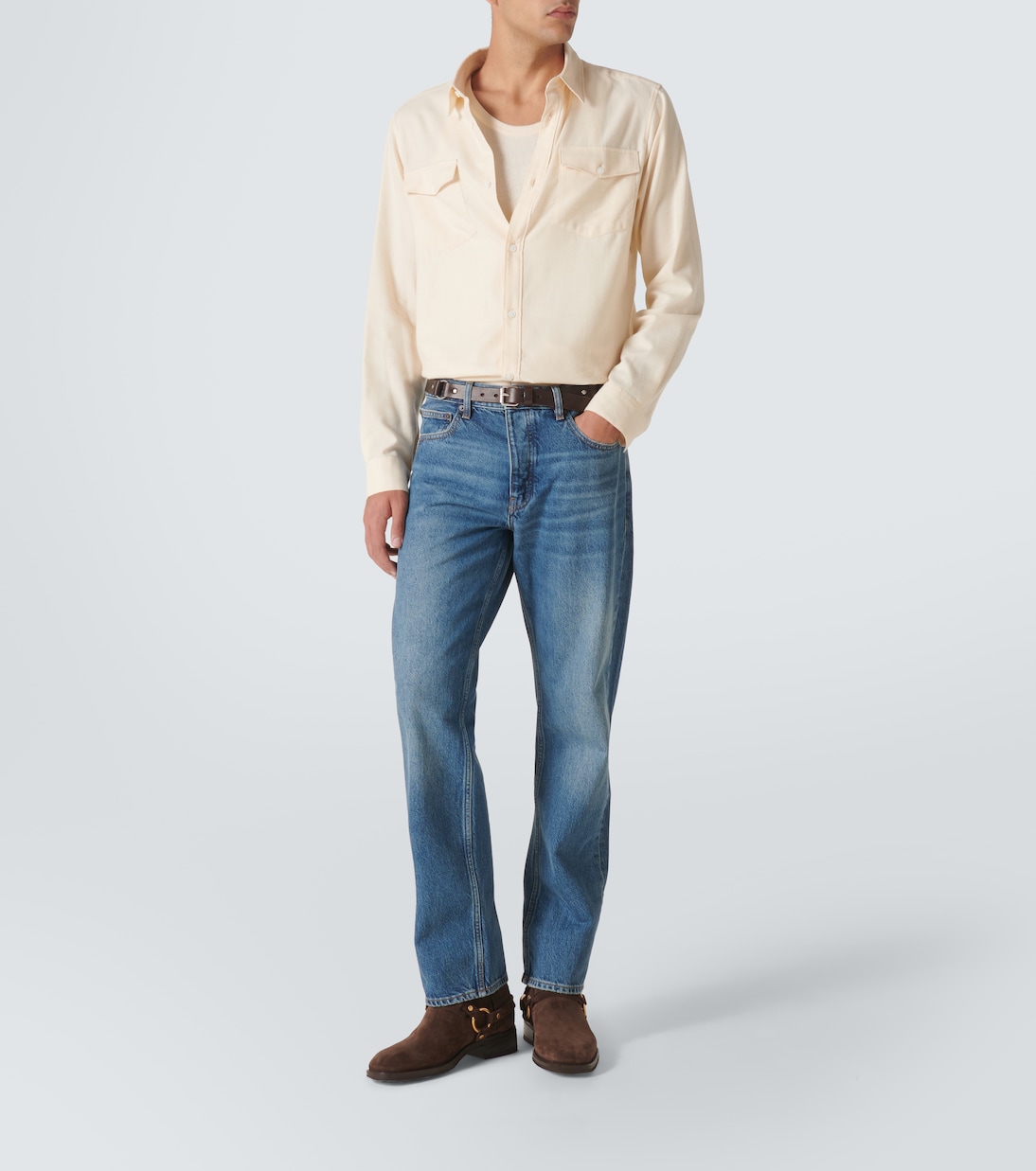 Jean droit à taille mi-haute | Frame