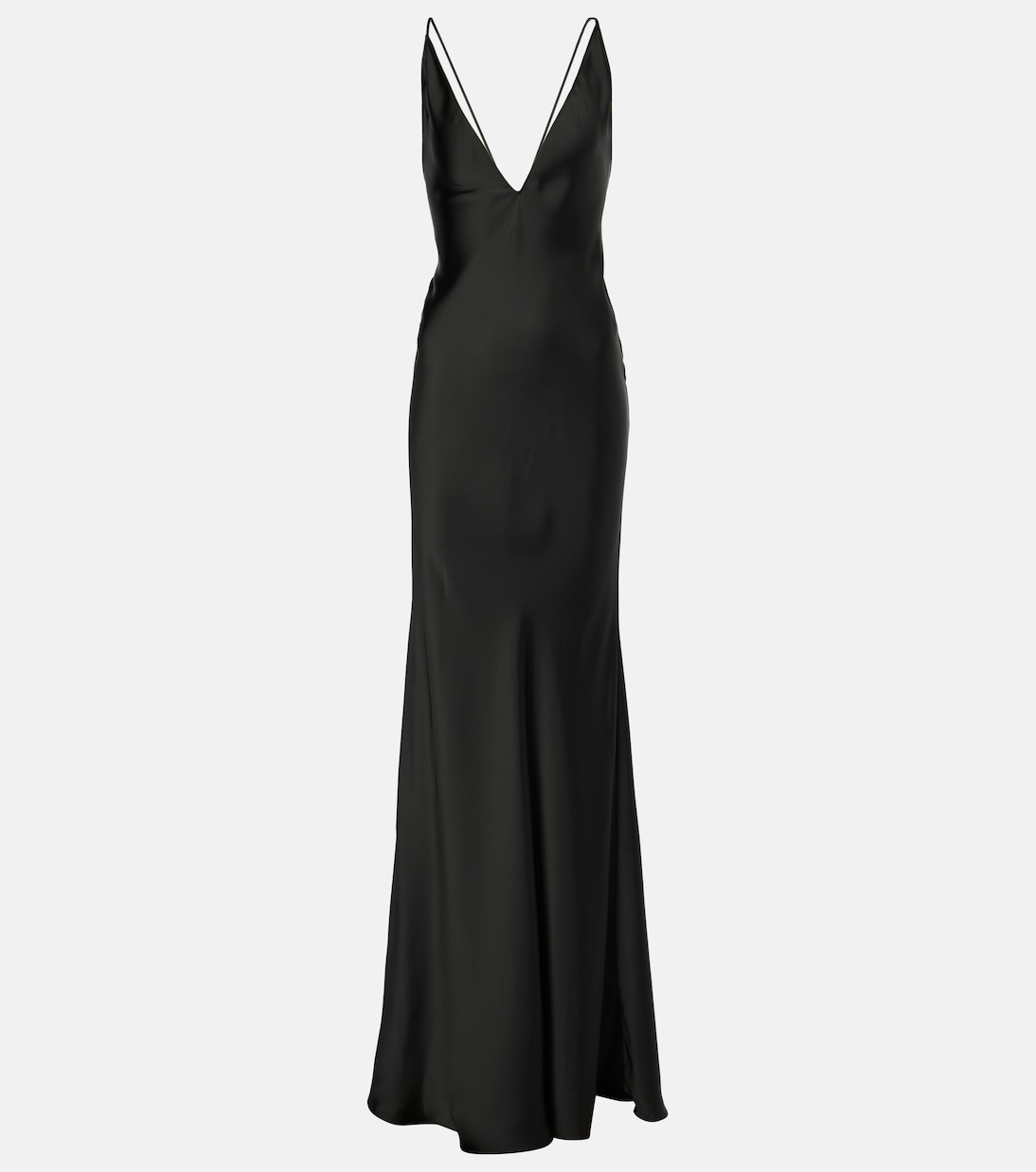 Open-back satin gown | The New Arrivals Ilkyaz Ozel