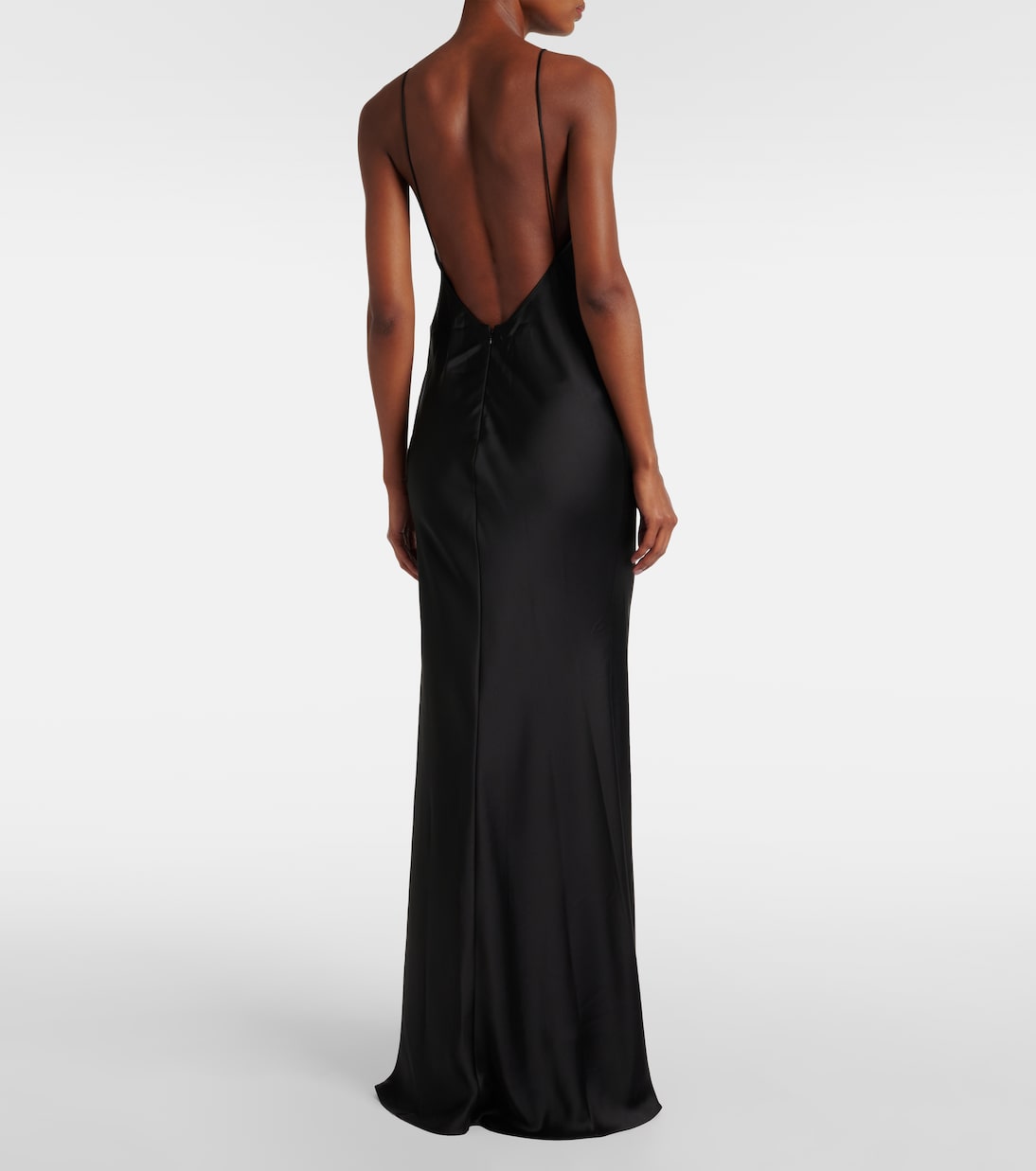 Open-back satin gown | The New Arrivals Ilkyaz Ozel