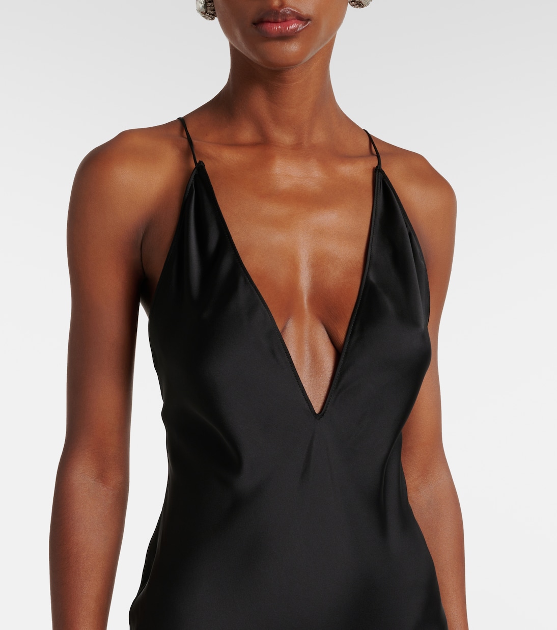 Open-back satin gown | The New Arrivals Ilkyaz Ozel