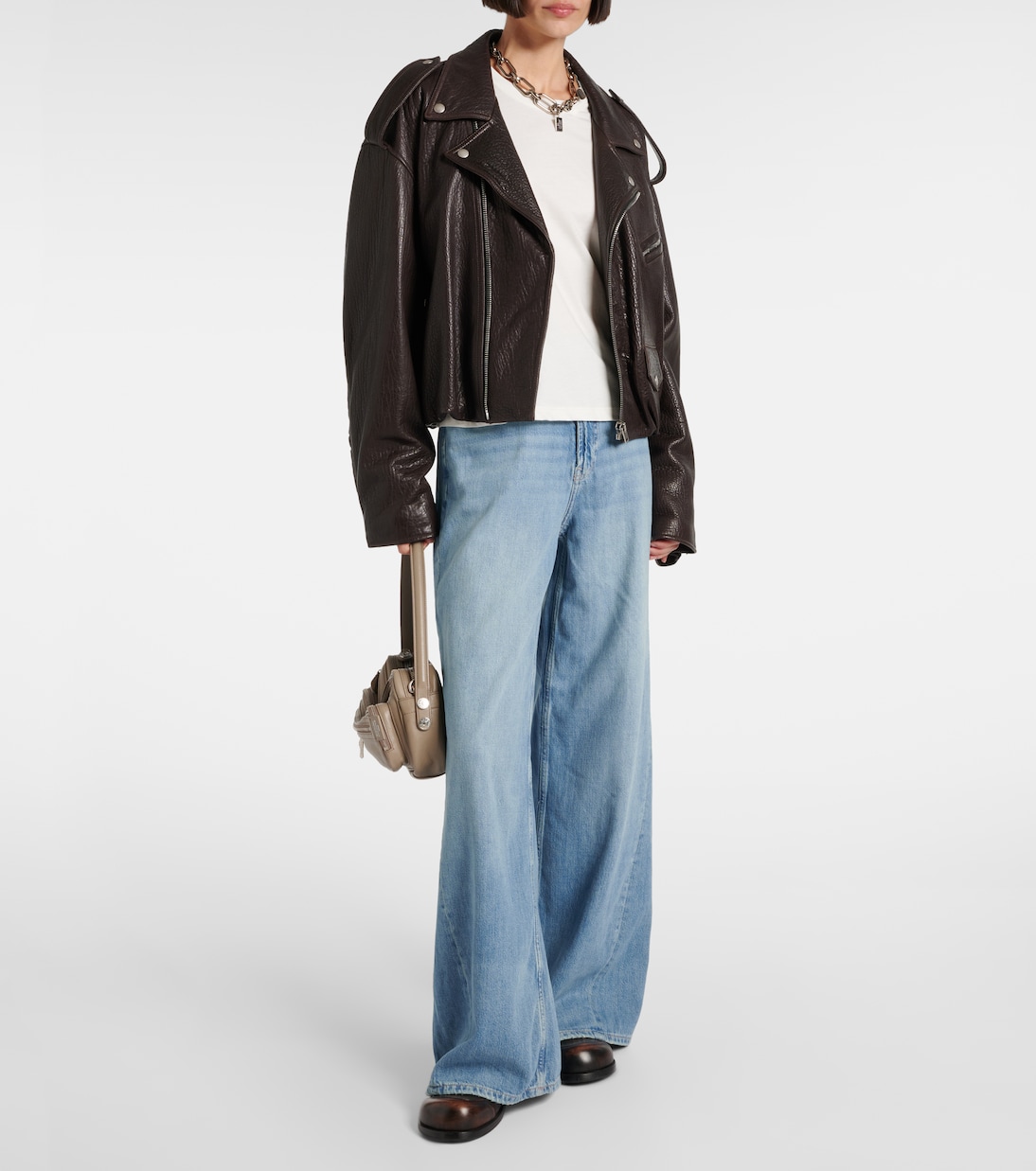 Jeans Helsinki a gamba larga e vita alta | AG Jeans
