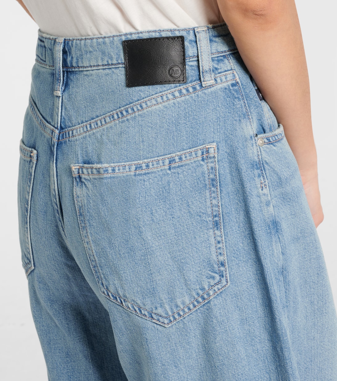 Jeans Helsinki a gamba larga e vita alta | AG Jeans