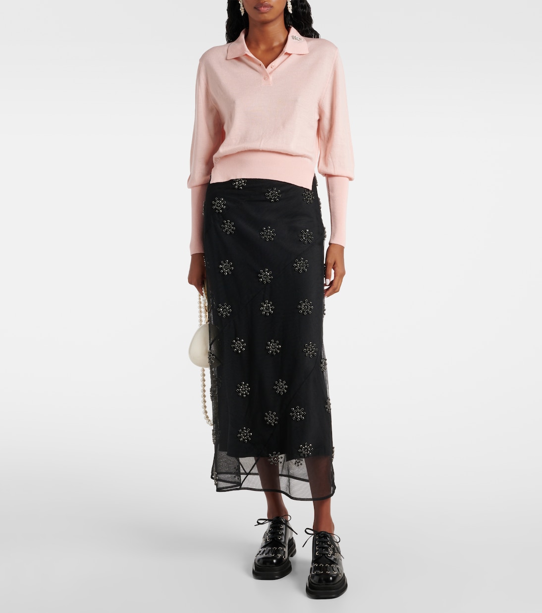 Polo de lana y seda | Simone Rocha