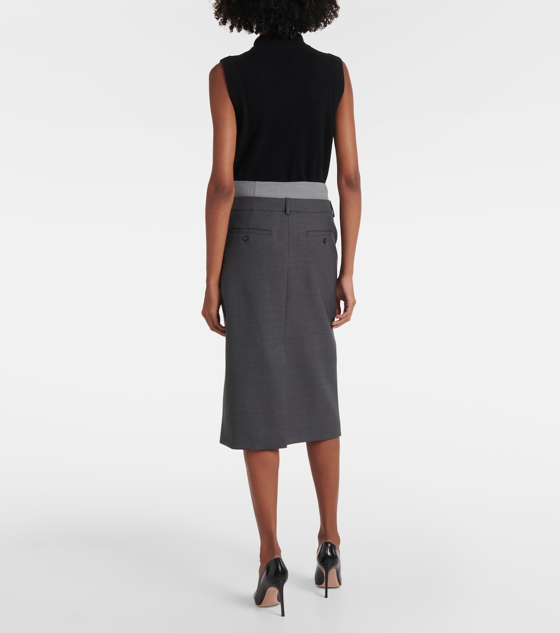 Midirock Alceste aus Wolle | Sportmax