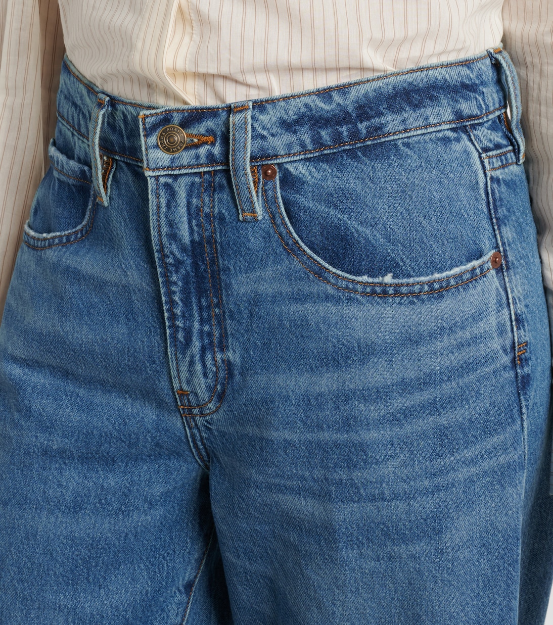 Mid-Rise Barrel Jeans | Frame