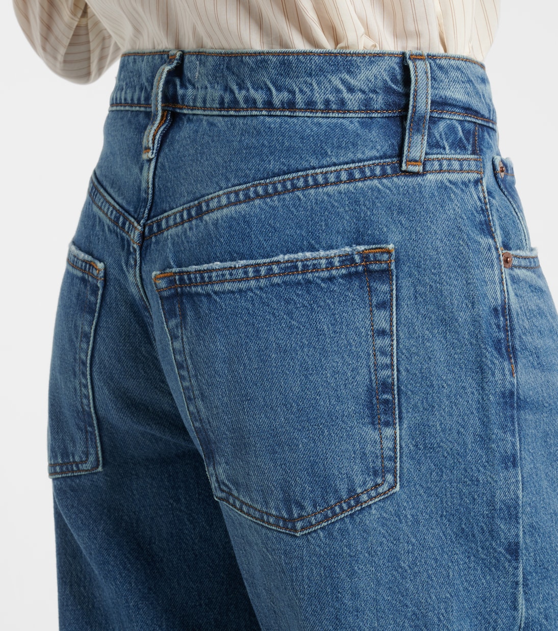 Mid-Rise Barrel Jeans | Frame