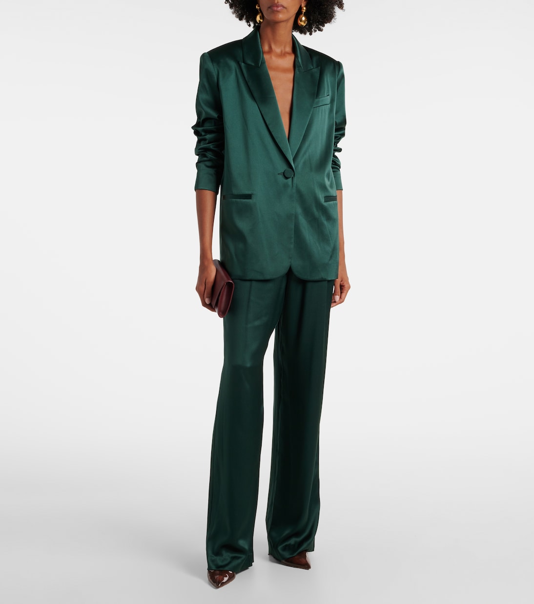 Blazer aus Seidensatin | The Sei
