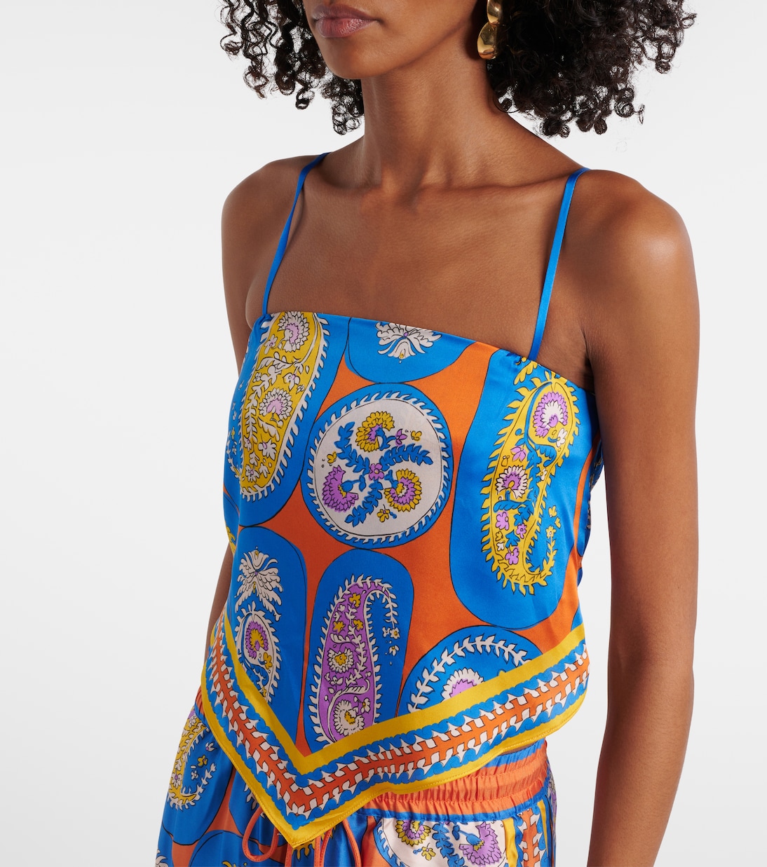 Flores printed top | Alémais