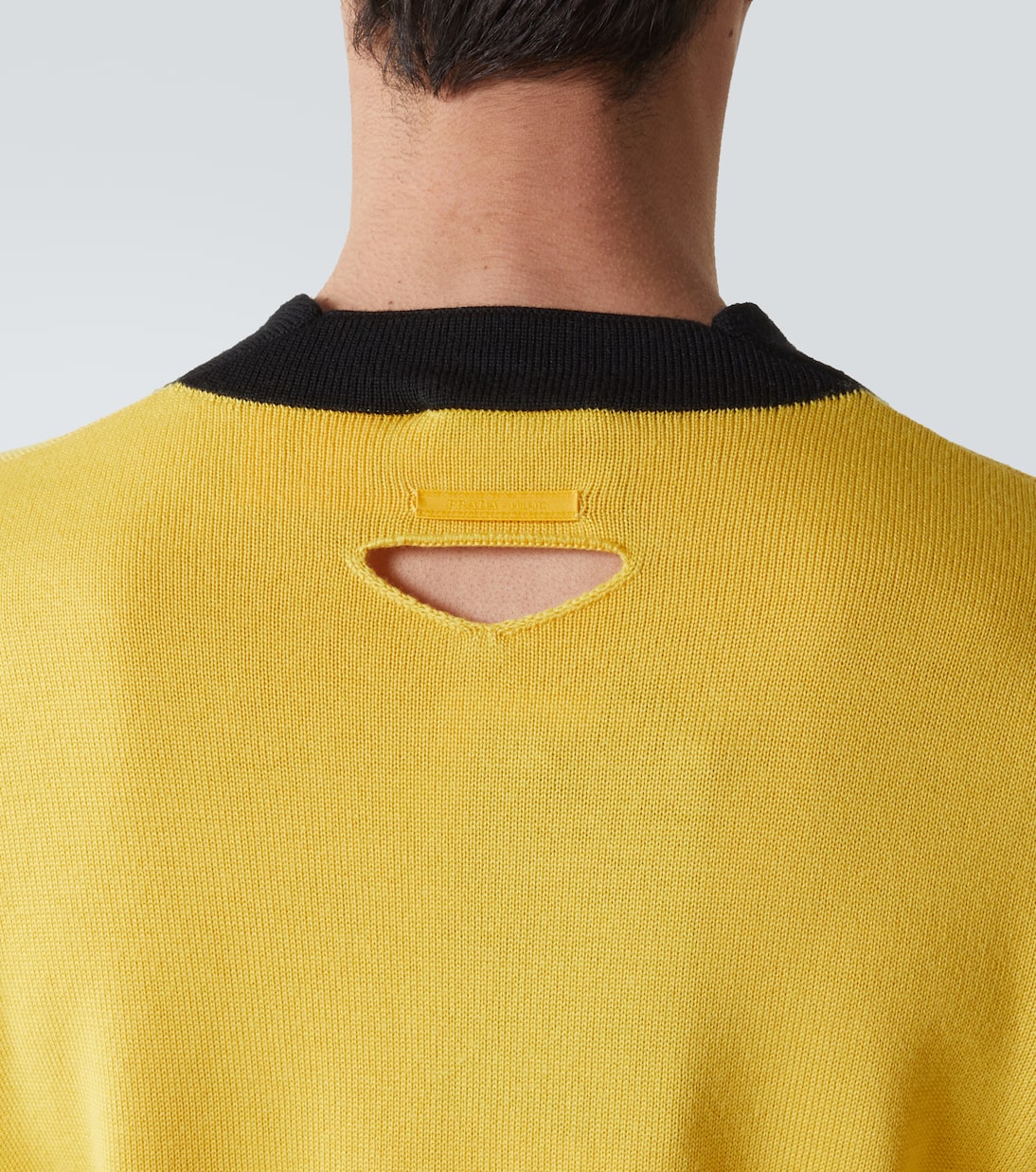 Pull Trompe l'œil en laine vierge | Prada